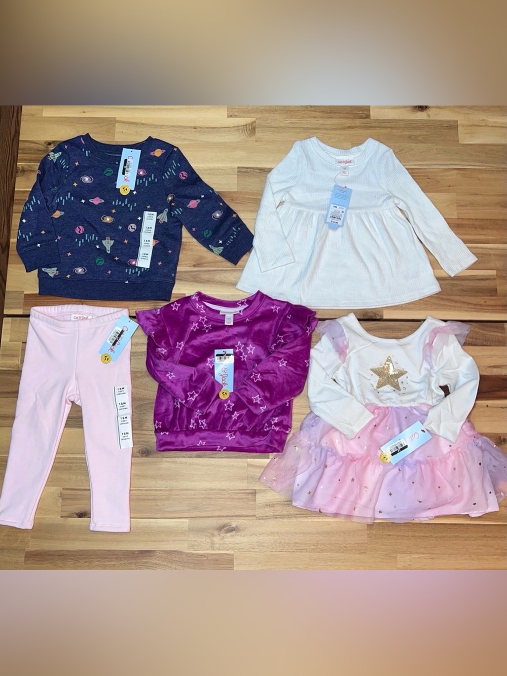 NWT Baby girl clothes bundle 18M